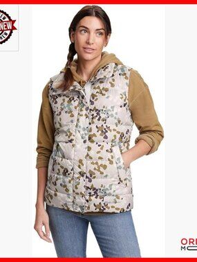 Plus Size Down Vest, Lightweight Quilted Puffer, Water Repellent Winter